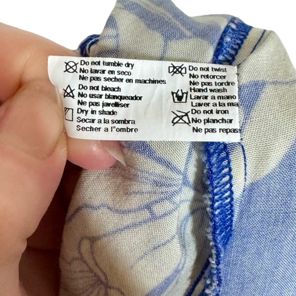 Maaji Wildest Dreams Tropical Plunge Open Back Button Front Maxi Dress Cover Up - Picture 12 of 16